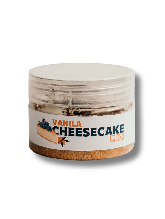 چیزکیک وانیلی پروتئینی