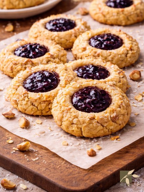 شیرینی مارمالادی سالم با آرد بادام و کره بادام درختی