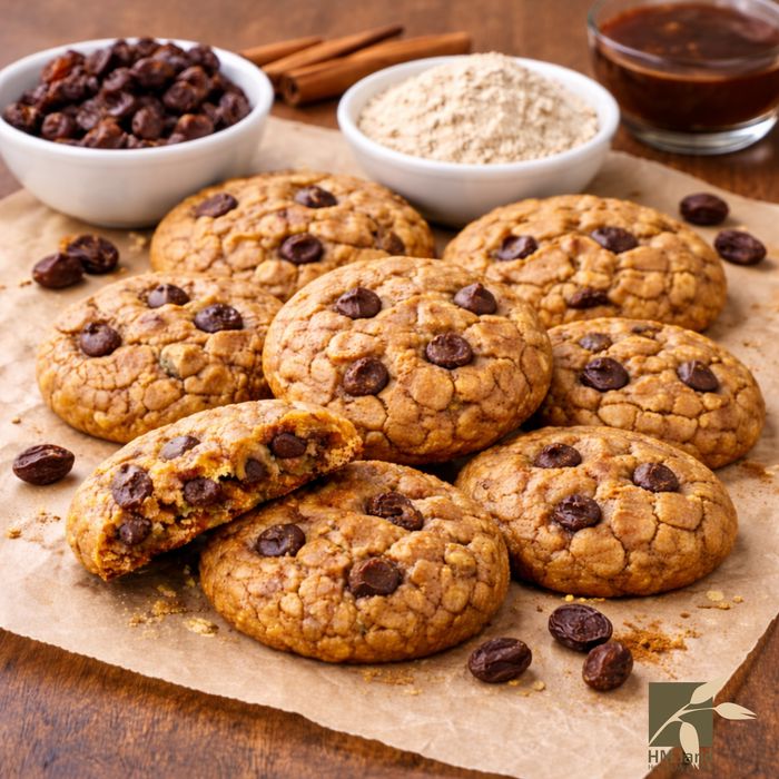 کوکی رژیمی کشمشی و دارچین